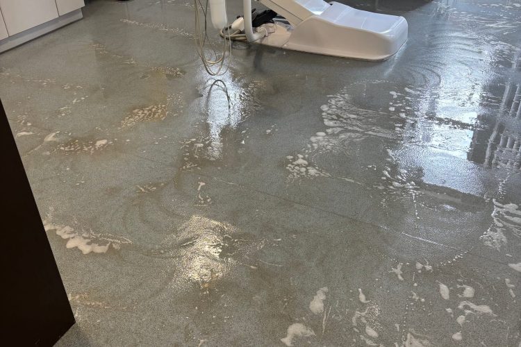 Dirty Medical Clinic Floor