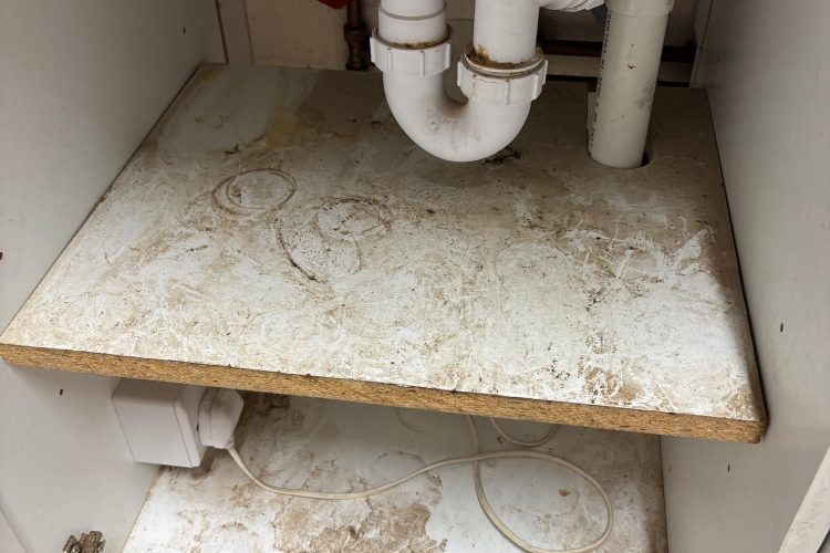 Dirty Sink Cupboard